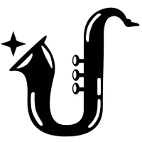 Saxophone and DJ australia GUSTIME MUSIC LOGO